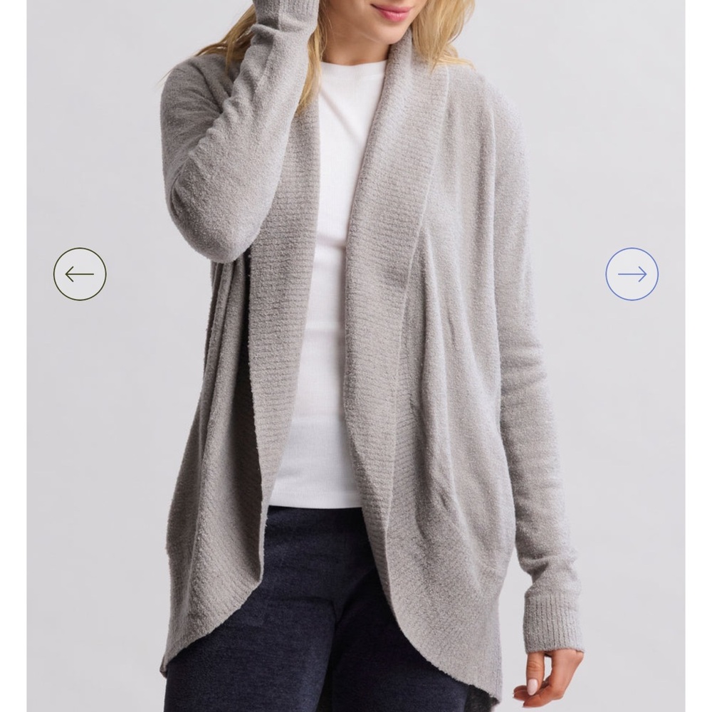 Barefoot Dreams Soft Gray Women's Cardigan